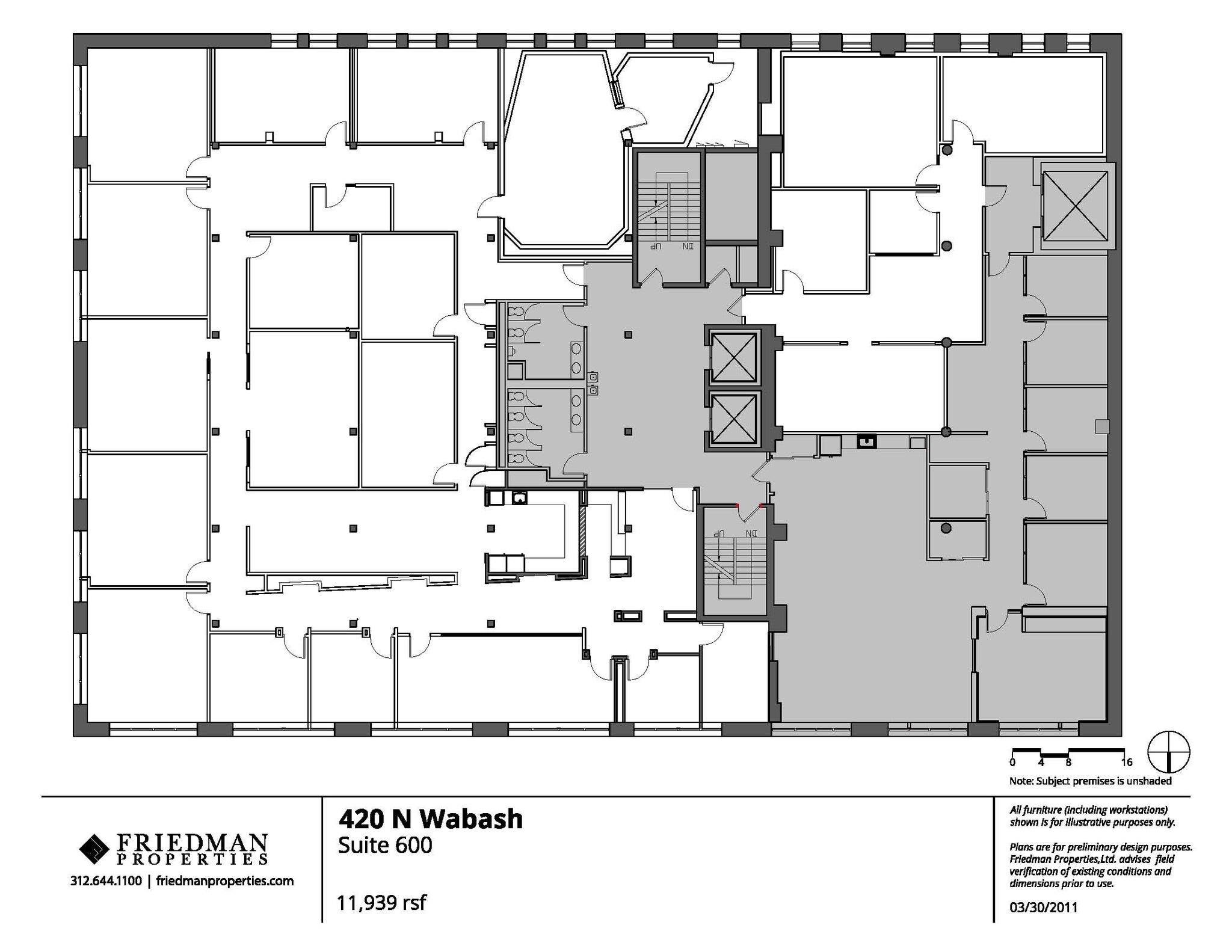 420 N Wabash Ave, Chicago, IL for lease Floor Plan- Image 1 of 1