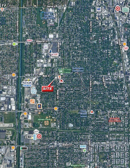 838-848 Dodge Ave, Evanston, IL à louer - Aérien - Image 3 de 15