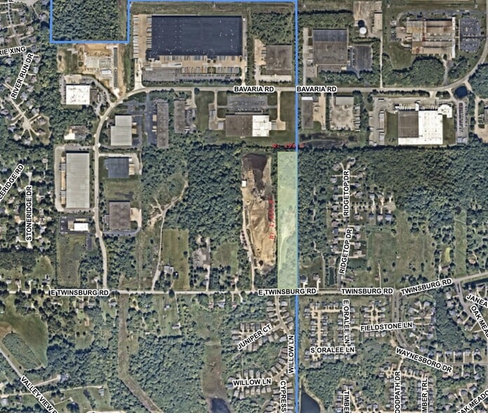 1411 Twinsburg Rd, Twinsburg, OH for sale - Aerial - Image 2 of 11