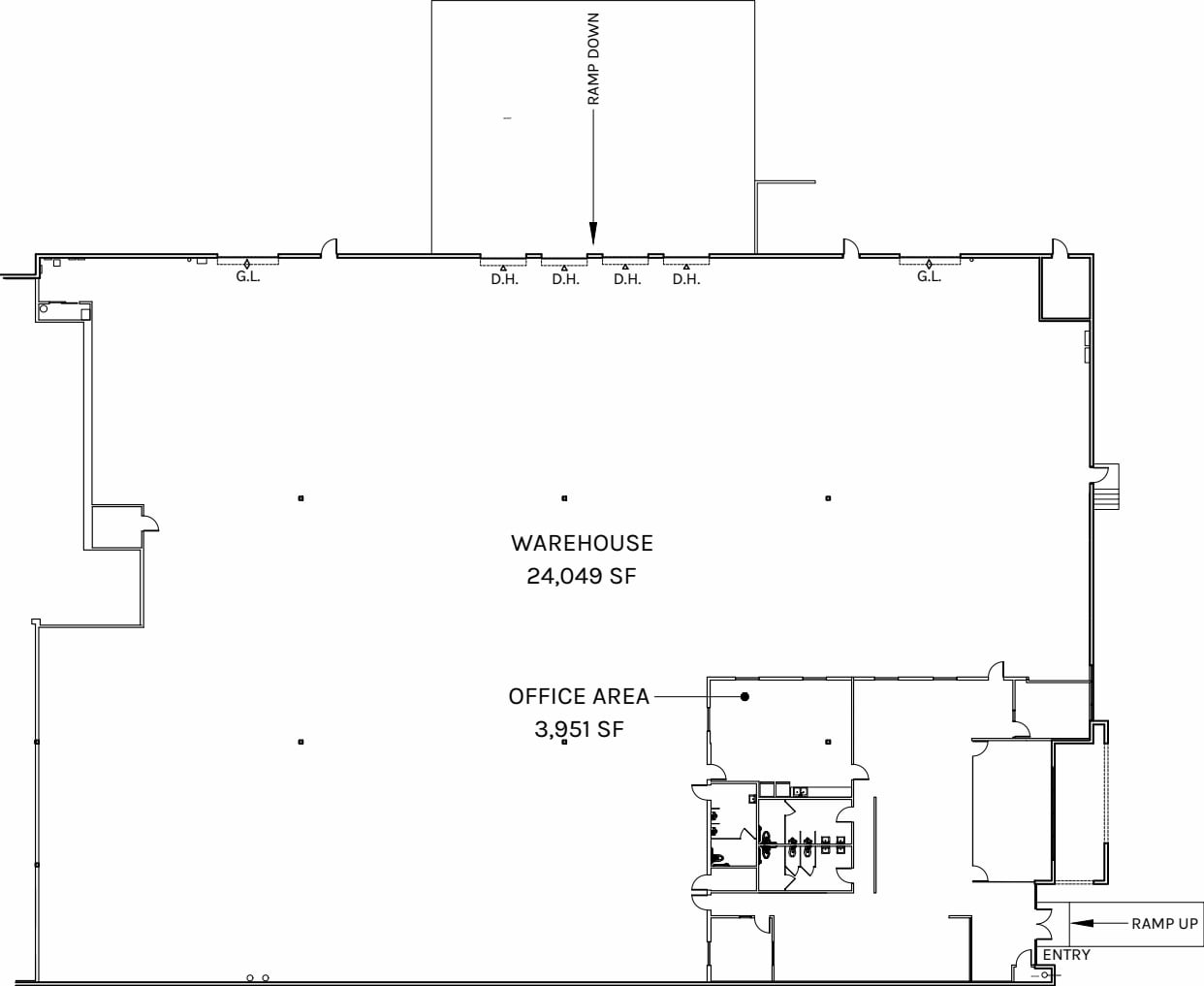8045 Woodley Ave, Van Nuys, CA for lease Floor Plan- Image 1 of 2