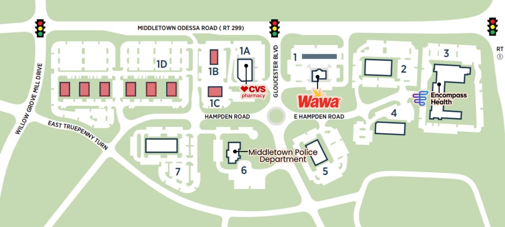 1 Middletown Odessa Rd, Middletown, DE for lease - Site Plan - Image 2 of 10