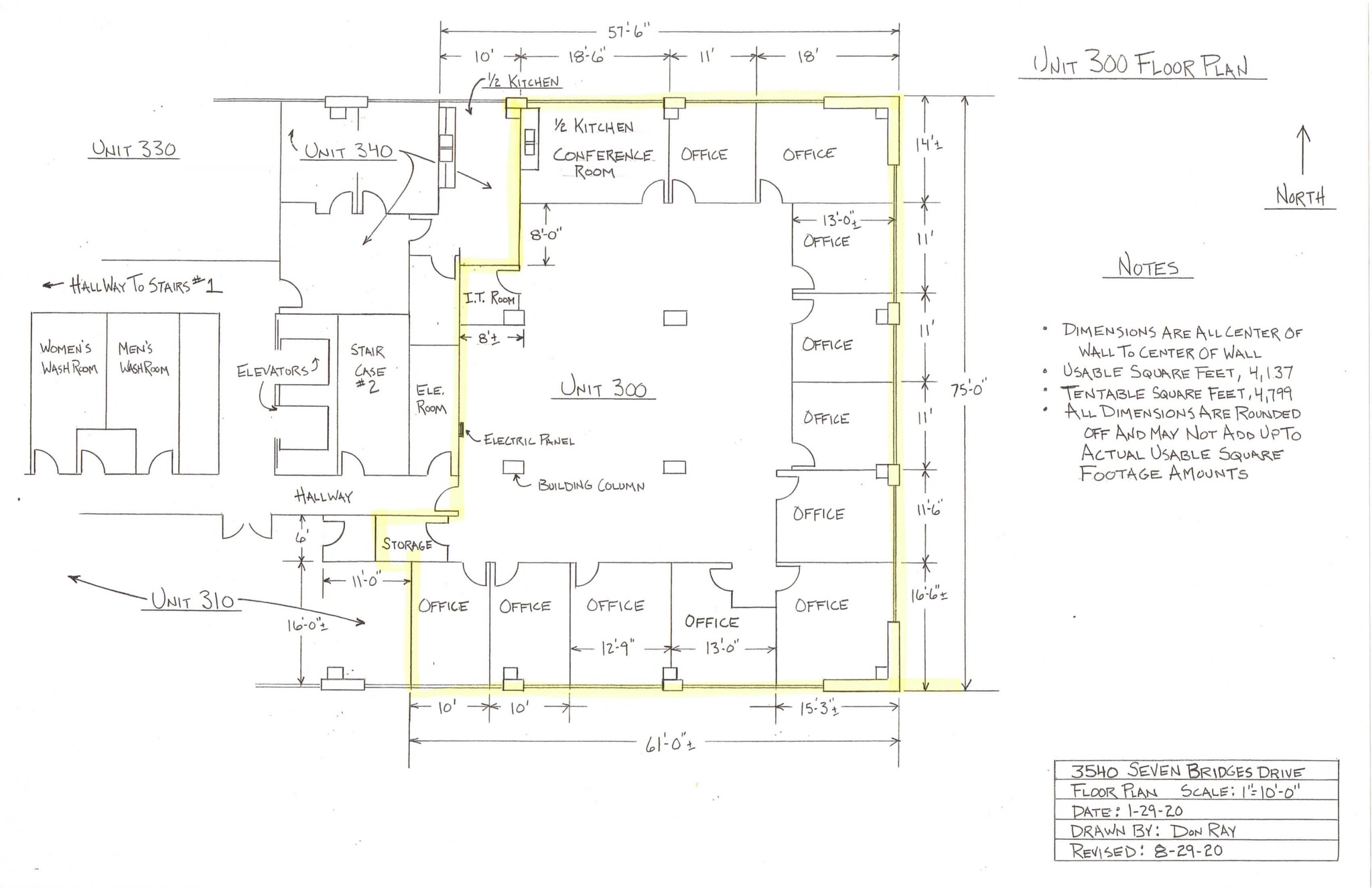 3540 Seven Bridges Dr, Woodridge, IL for lease Site Plan- Image 1 of 5