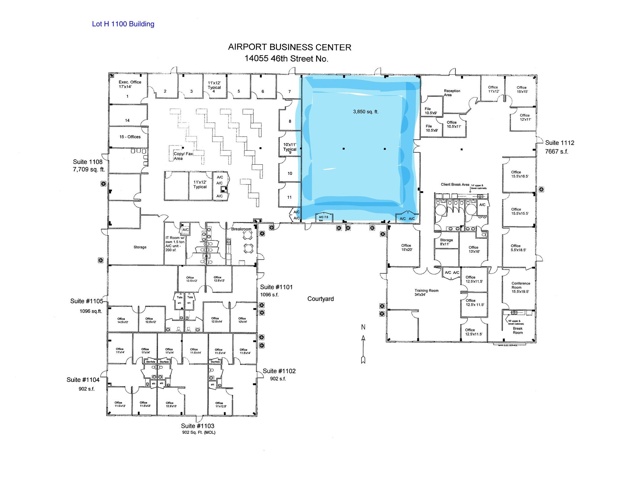 4500 140th Ave N, Clearwater, FL à louer Plan de site- Image 1 de 1