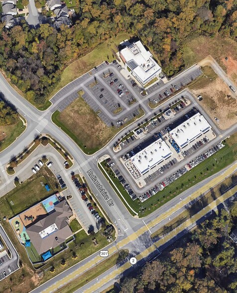 9218 Rutlandshire Dr, Mechanicsville, VA for lease - Aerial - Image 2 of 3