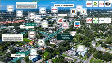 7403 Aloma Ave, Winter Park, FL - AERIAL map view - Image1