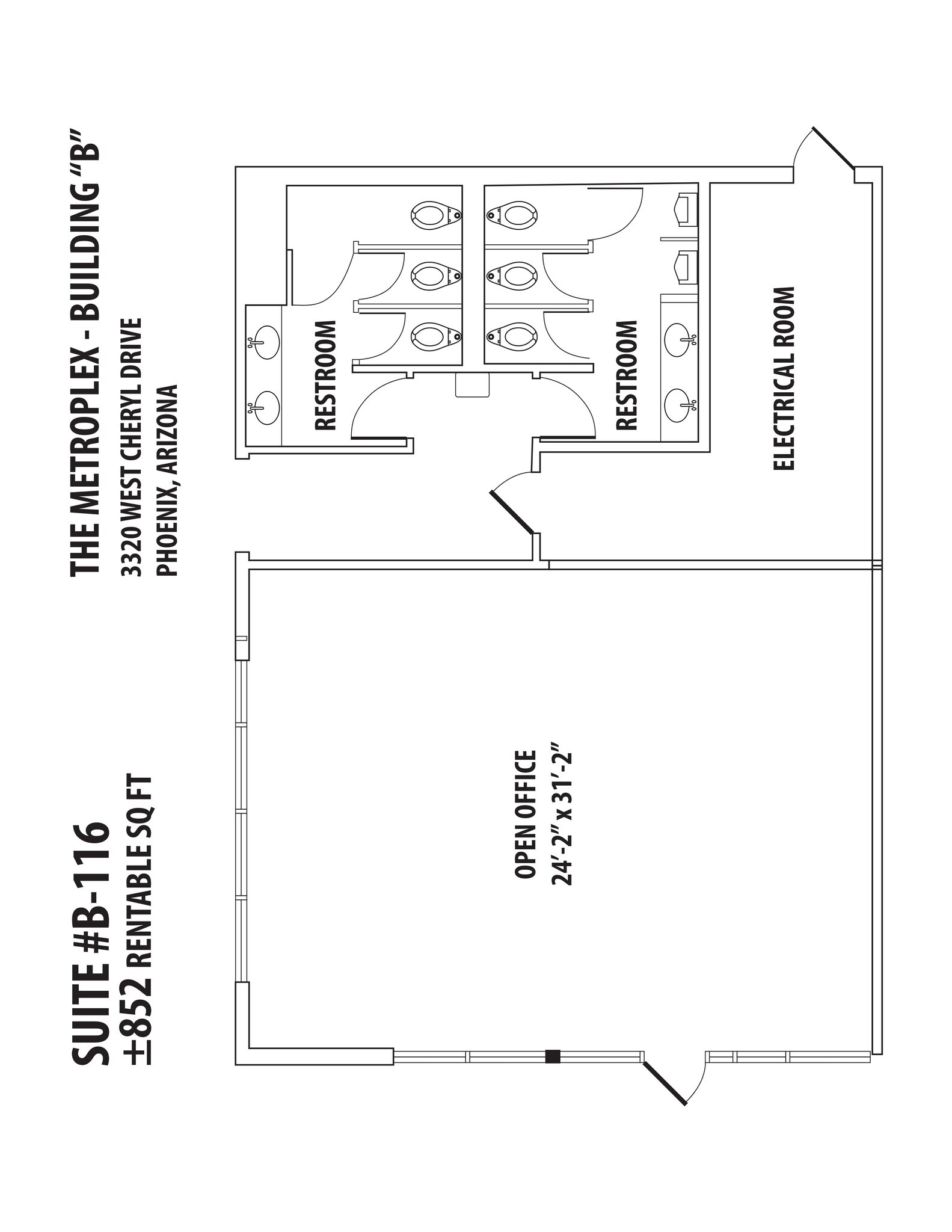 3310-3404 W Cheryl Dr, Phoenix, AZ for lease Site Plan- Image 1 of 1