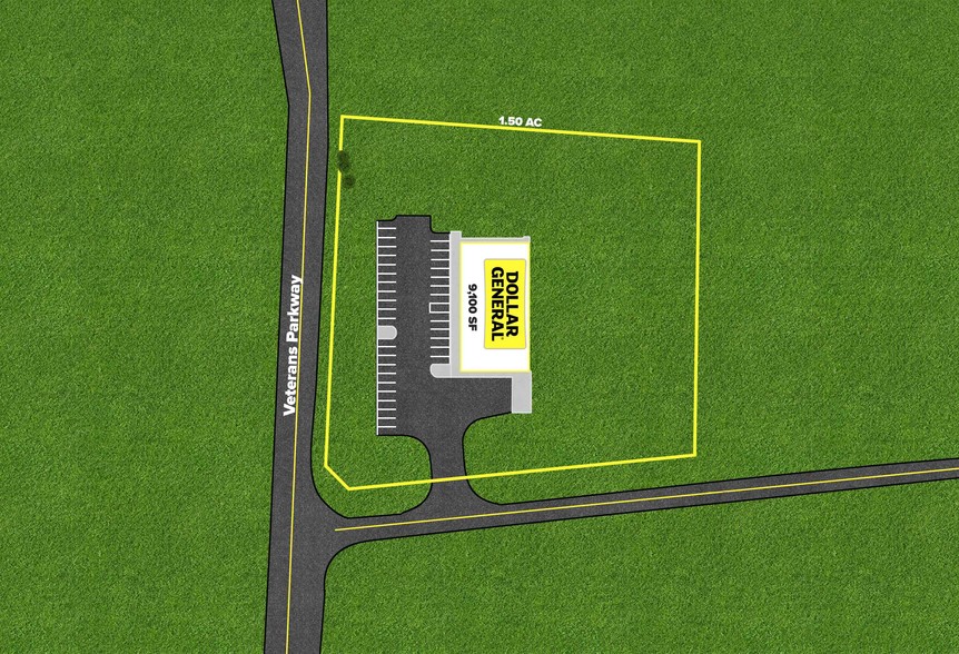 9932 Veterans Pky, Midland, GA à vendre - Plan de site - Image 1 de 1