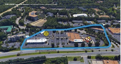 9101-9111 Midlothian Tpke, Richmond, VA - Aérien  Vue de la carte - Image1