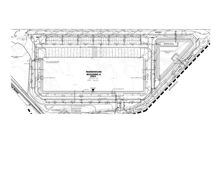301 Earls Rd, Middle River, MD à louer - Plan de site - Image 1 de 2