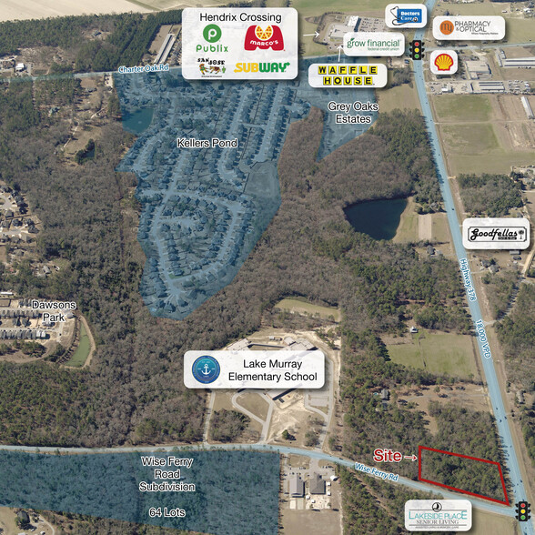 Highway 378 & Wise Ferry Road, Lexington, SC for sale - Aerial - Image 1 of 1