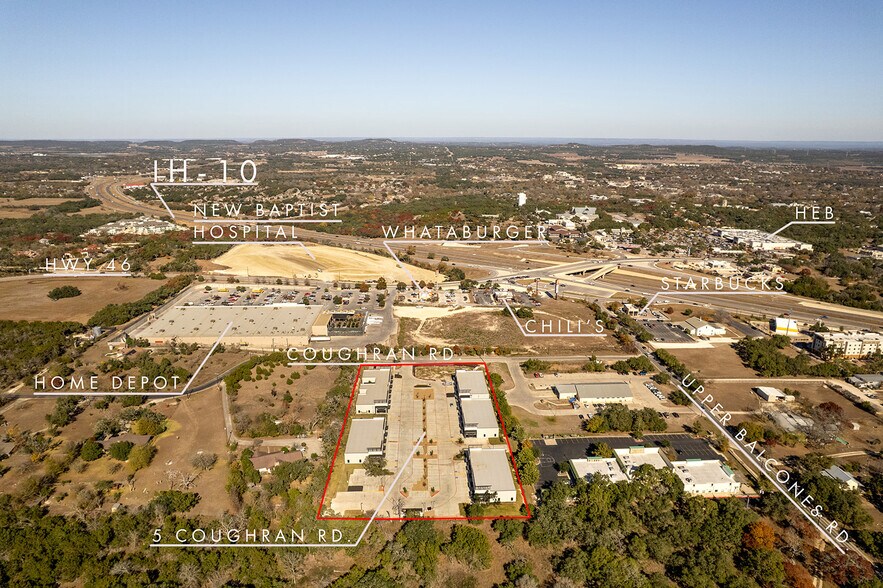 5 Coughran Rd, Boerne, TX à louer - Aérien - Image 2 de 10