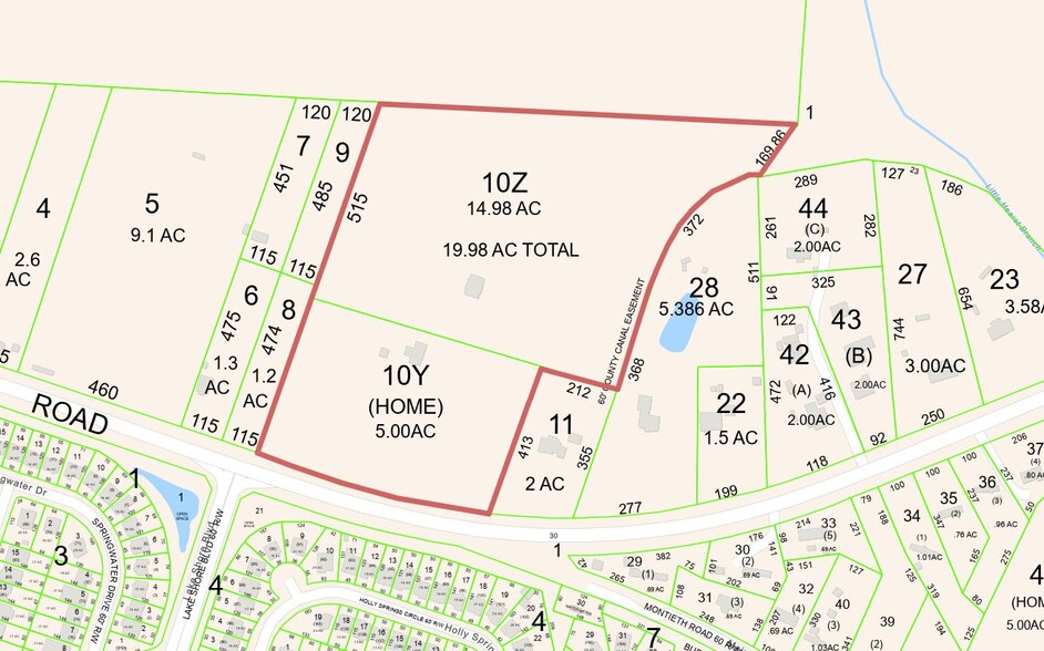 822 GA Highway 30, Port Wentworth, GA à vendre - Plan cadastral - Image 3 de 4