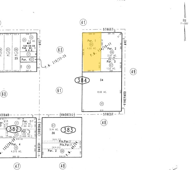 1822 E Francis St, Ontario, CA for lease - Plat Map - Image 2 of 8