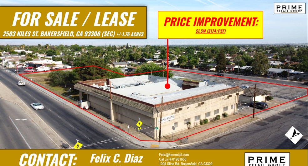 2503 Niles St, Bakersfield, CA for sale - Building Photo - Image 1 of 6