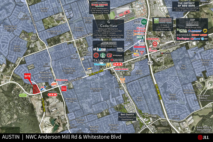 NWQ W. Whitestone Blvd blvd, Cedar Park, TX à louer - Photo du bâtiment - Image 2 de 3