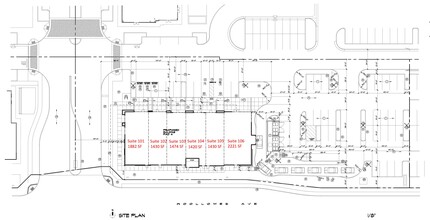 401 Woollomes Ave, Delano, CA à louer Plan de site- Image 1 de 1