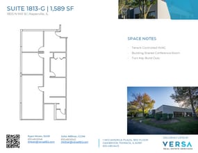 1813 N Mill St, Naperville, IL à louer Plan d’étage- Image 1 de 1