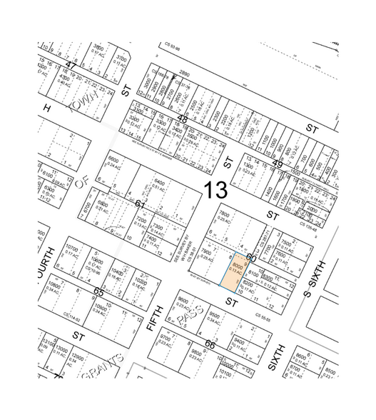 128 SW I St, Grants Pass, OR à louer - Plan cadastral - Image 2 de 4