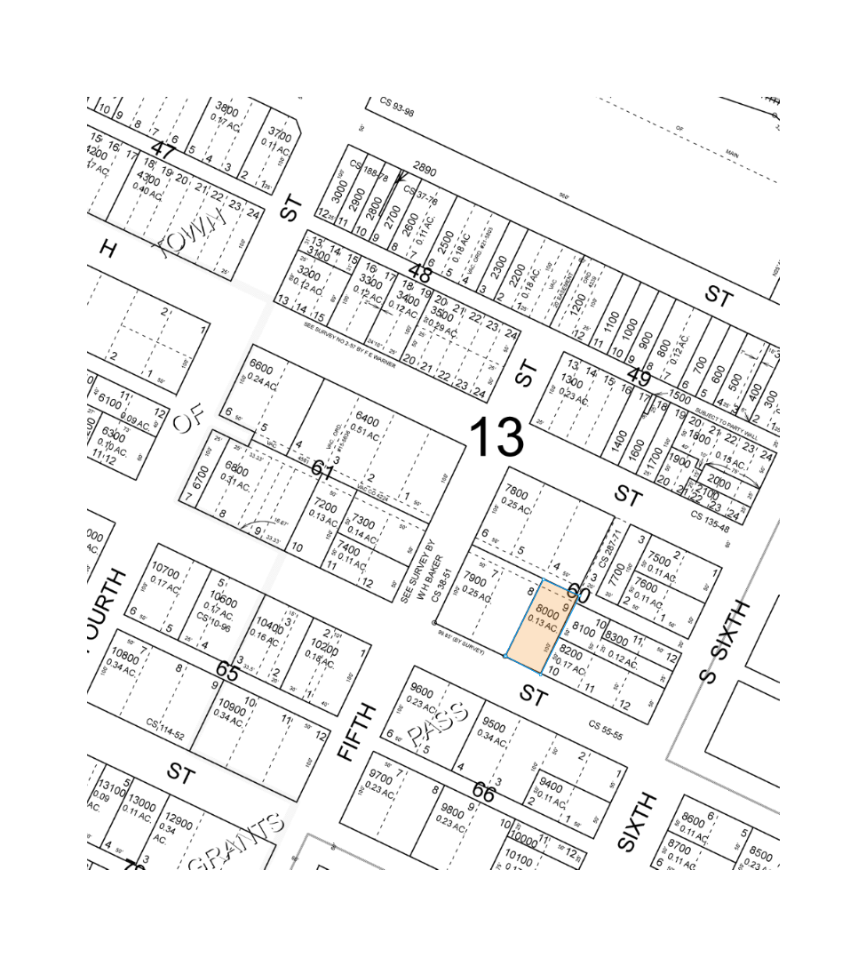 128 SW I St, Grants Pass, OR for lease Plat Map- Image 1 of 5
