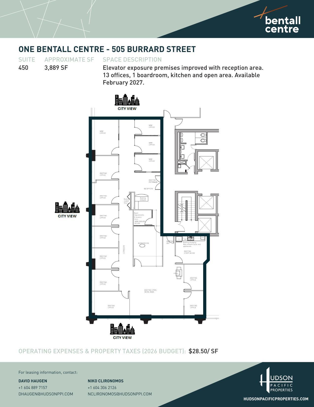 505 Burrard St, Vancouver, BC for lease Floor Plan- Image 1 of 1