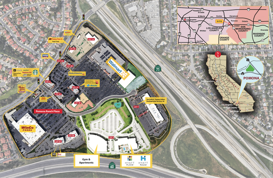 18-68 Rio Rancho Rd, Pomona, CA à louer - Plan de site - Image 2 de 2