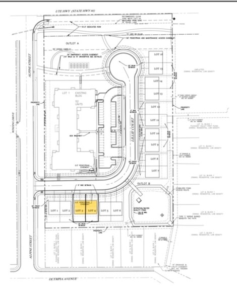 2402-2466 Lillie Ct, Longmont, CO for sale - Plat Map - Image 2 of 9