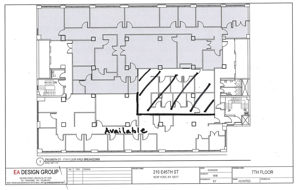 216 E 45th St, New York, NY for lease Floor Plan- Image 1 of 1