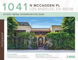 More details for 1041 N McCadden Pl, Los Angeles, CA - Retail for Lease
