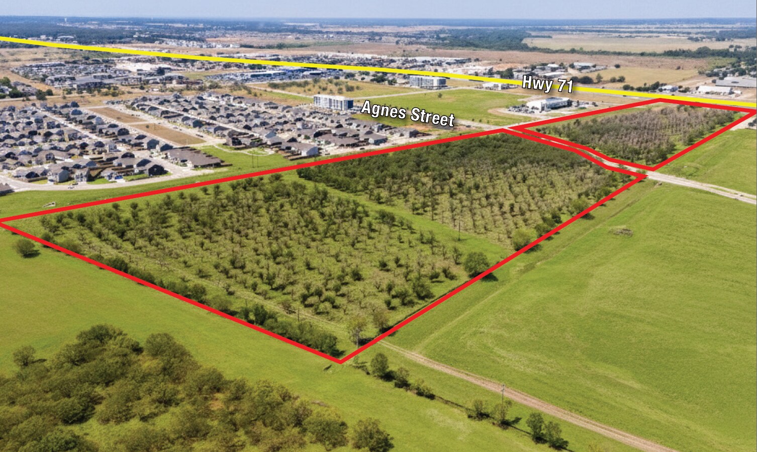 540 Hwy 71 w, Bastrop, TX à vendre Aérien- Image 1 de 3