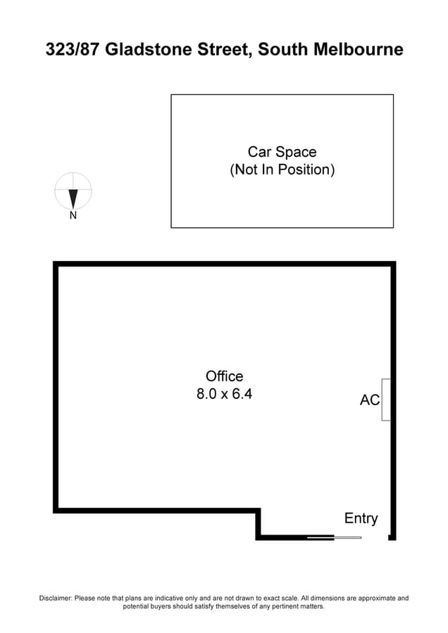 87 Gladstone St, SOUTH MELBOURNE, VIC 3205 - Unité 3.23 - - Plan d’étage - Image 1 of 5