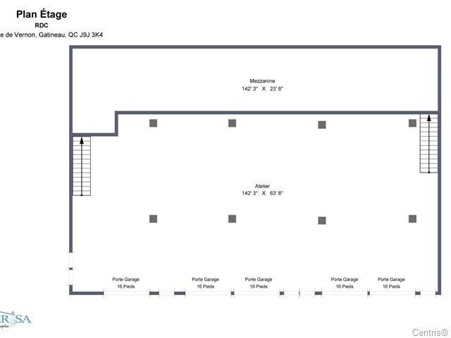 555-575 Rue de Vernon, Gatineau, QC for lease Floor Plan- Image 1 of 5
