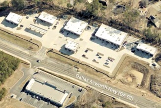 10172 Dallas Acworth Hwy, Dallas, GA - Aerial  map view