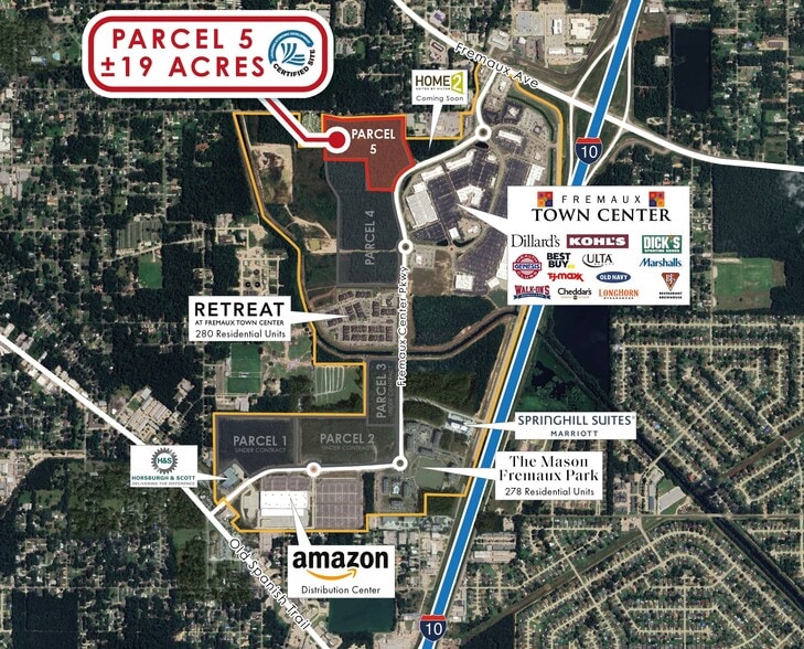 0 Fremaux Center Pkwy, Slidell, LA à louer - Aérien - Image 2 de 2