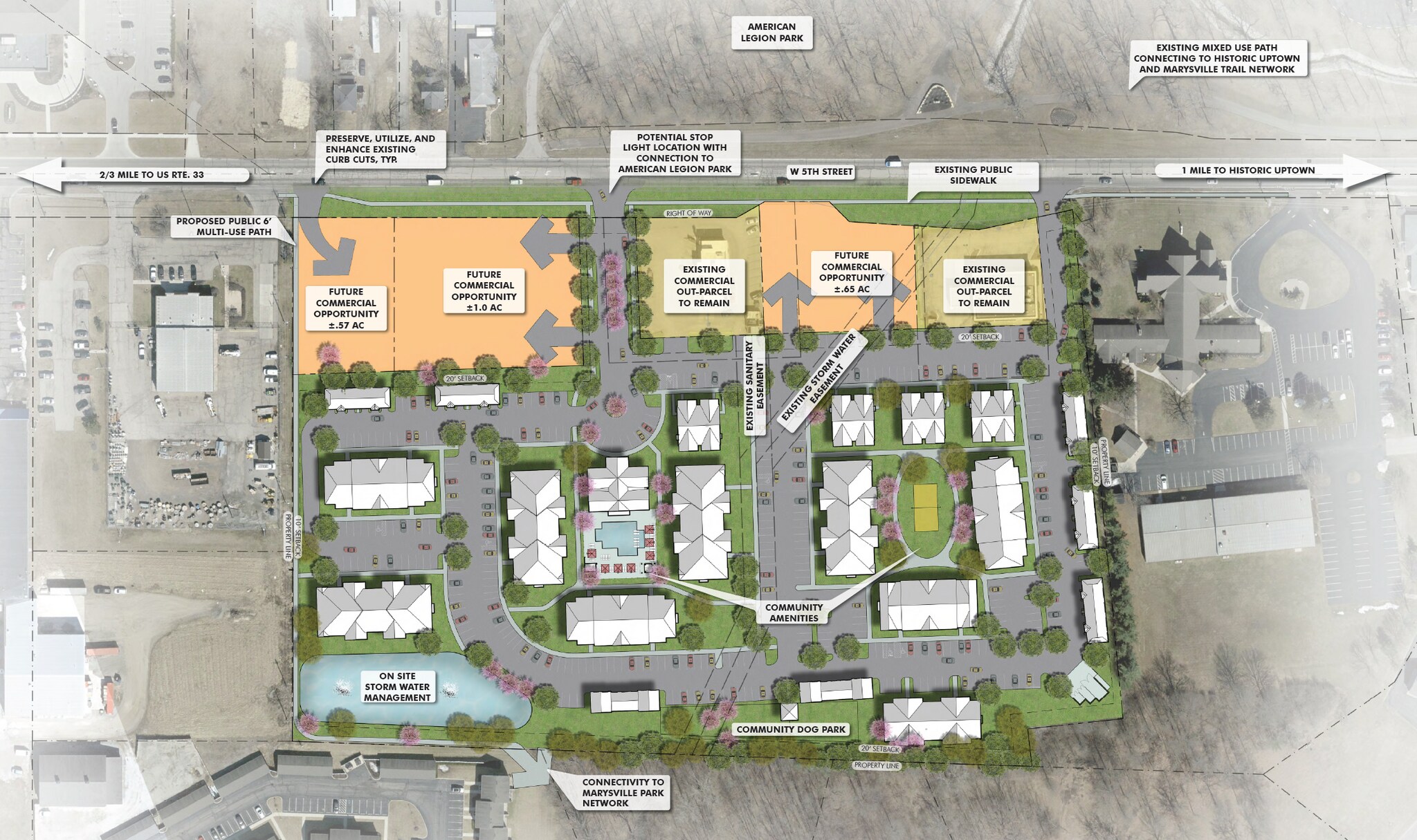 1095 W 5th St, Marysville, OH for sale Site Plan- Image 1 of 2