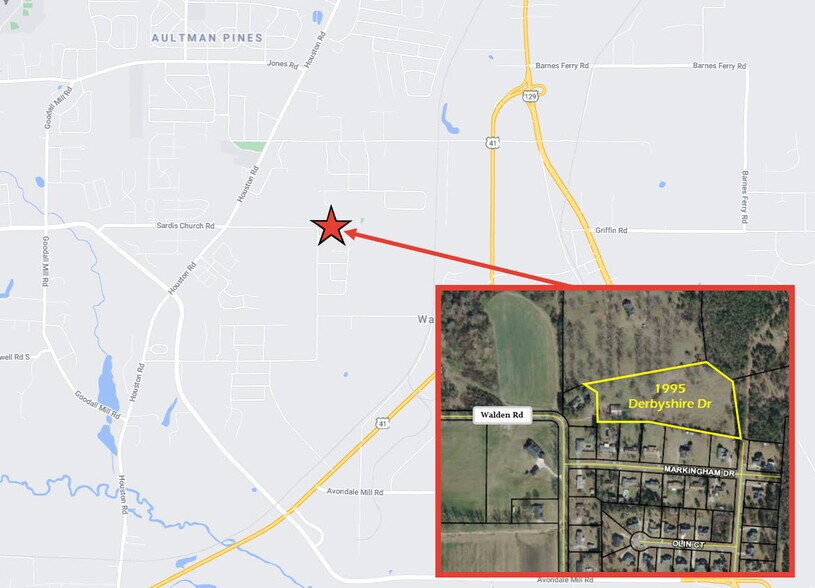 1995 Derbyshire Dr, Macon-Bibb, GA à vendre - Photo du bâtiment - Image 2 de 2