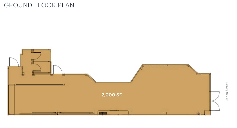 9 Jones St, New York, NY 10014 - Unit Ground Floor Retail -  - Floor Plan - Image 1 of 1
