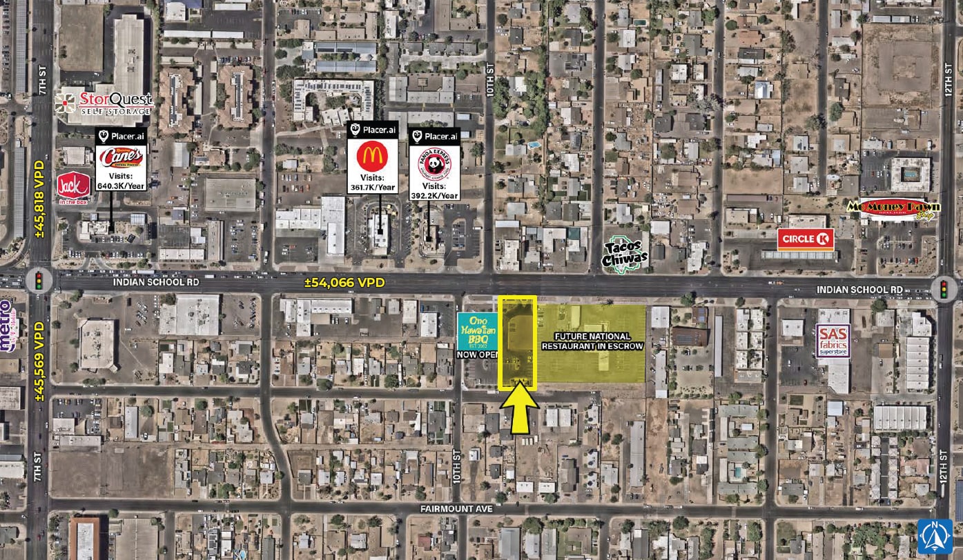 1005 Indian School Road, Phoenix, AZ for lease Primary Photo- Image 1 of 4