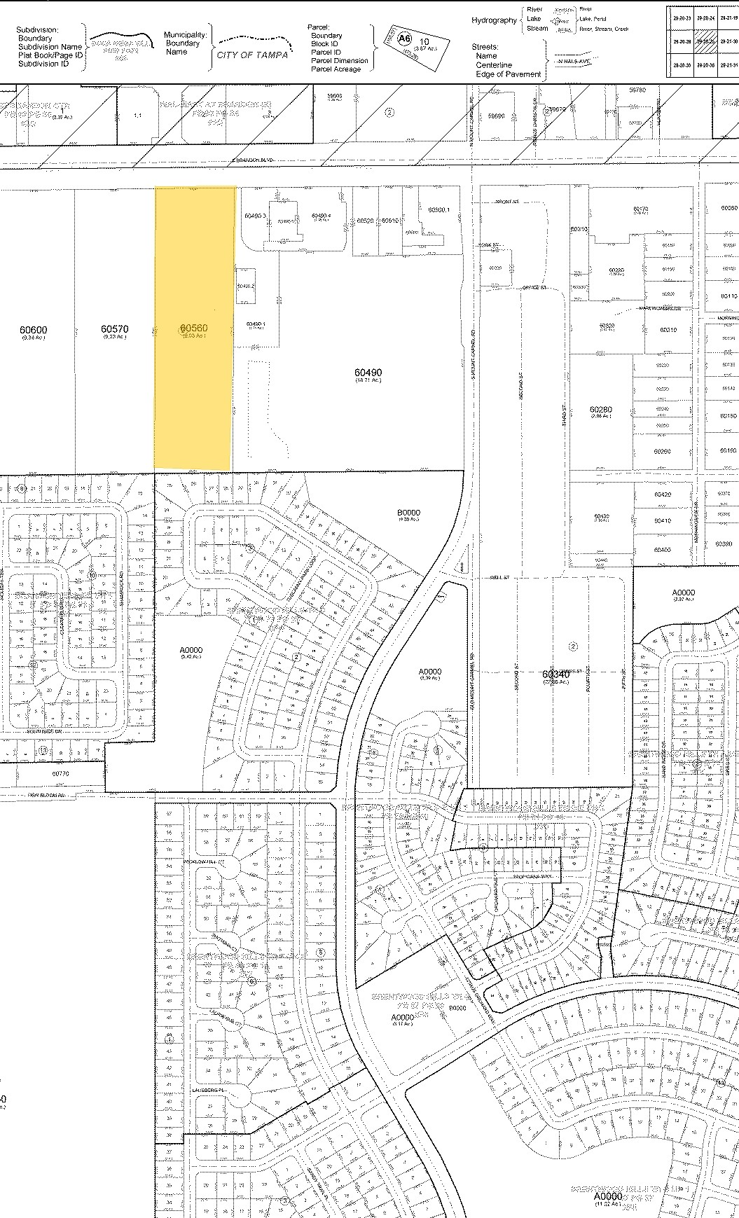 1207 E Brandon Blvd, Brandon, FL à vendre Plan cadastral- Image 1 de 1