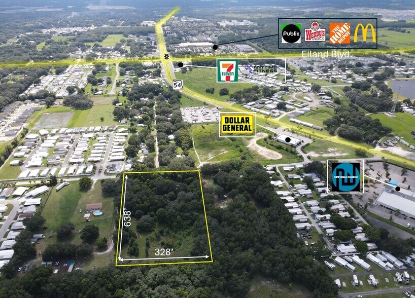 4200 Lanier Rd, Zephyrhills, FL for sale - Aerial - Image 1 of 3