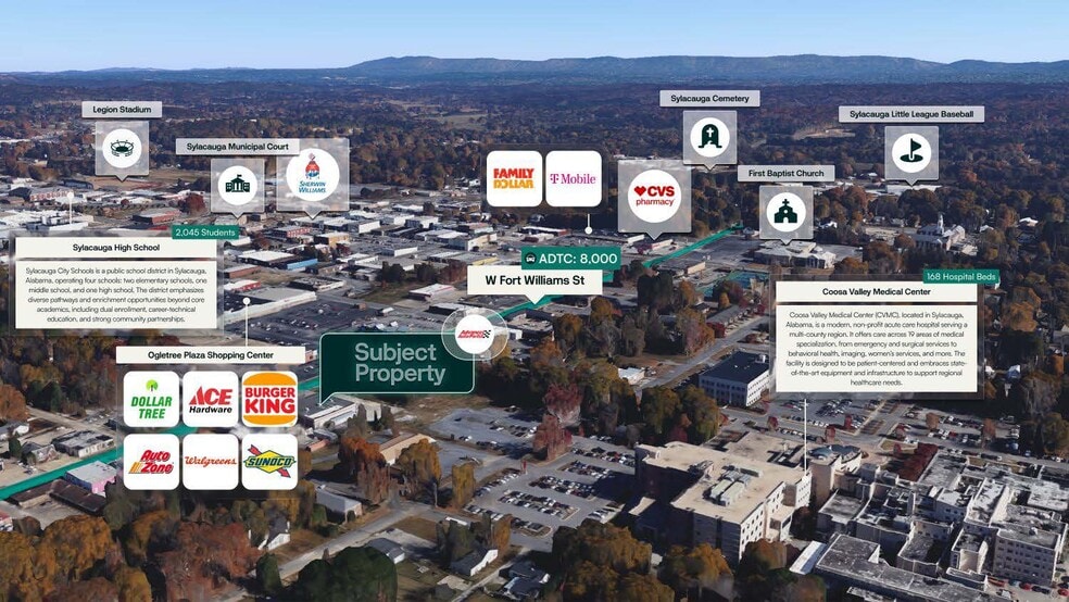 311 W Fort Williams St, Sylacauga, AL for sale - Building Photo - Image 2 of 3