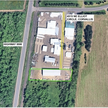 4515 NE Elliott Cir, Corvallis, OR - Aerial map view