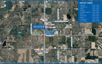 NEC Tipple Parkway & I-25 Frontage Road East, Longmont, CO - Aerial  map view - Image1