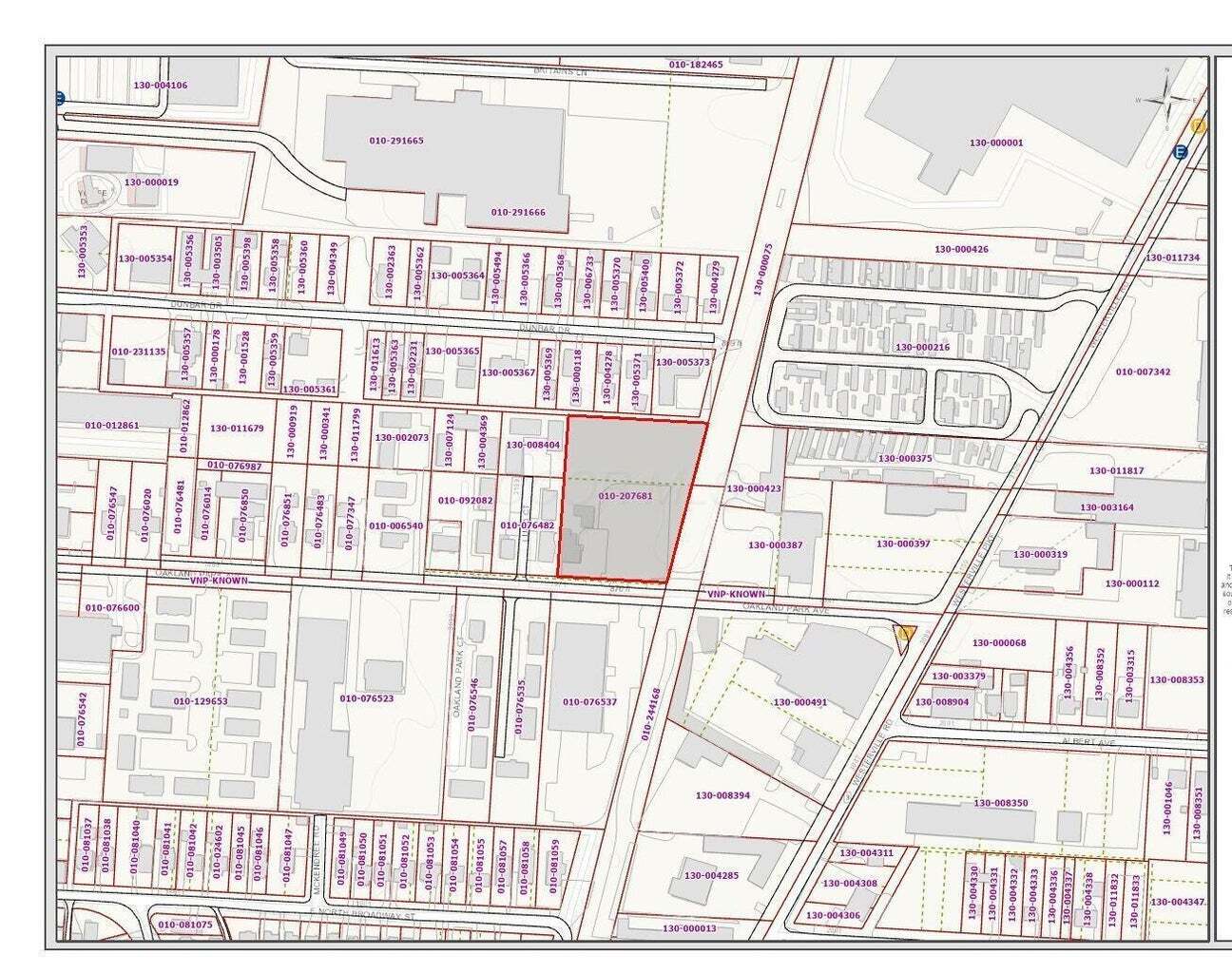 1980 Oakland Park Ave, Columbus, OH à vendre Plan de site- Image 1 de 2