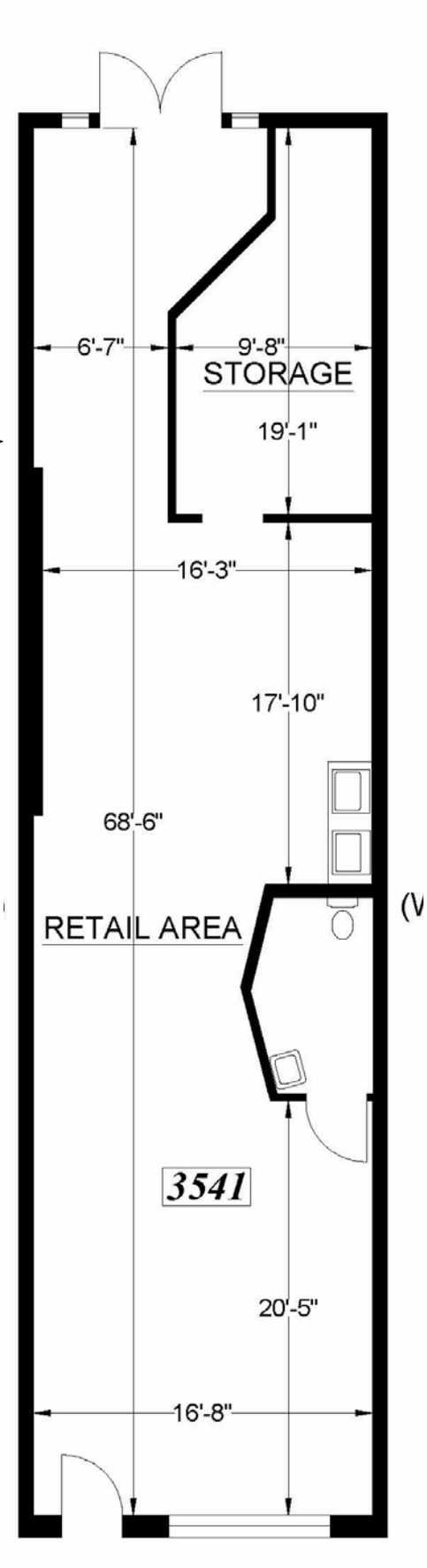 3533-3547 Mt. Diablo Blvd, Lafayette, CA à louer Plan d’étage- Image 1 de 1