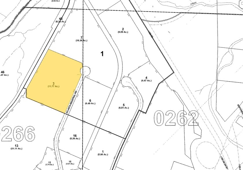 3700 Atlanta Industrial Pky N, Atlanta, GA for lease - Plat Map - Image 3 of 5