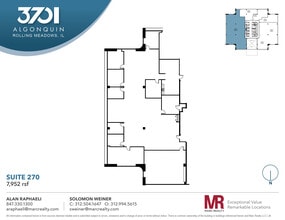 3701 Algonquin Rd, Rolling Meadows, IL for lease Floor Plan- Image 1 of 8
