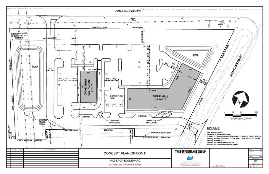 1409 LPGA Blvd, Daytona Beach, FL à vendre - Plan de site - Image 2 de 9