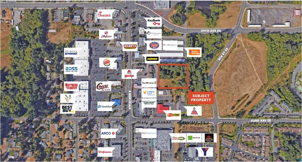 4101 S Meridian, Puyallup, WA à vendre - Aérien - Image 2 de 3