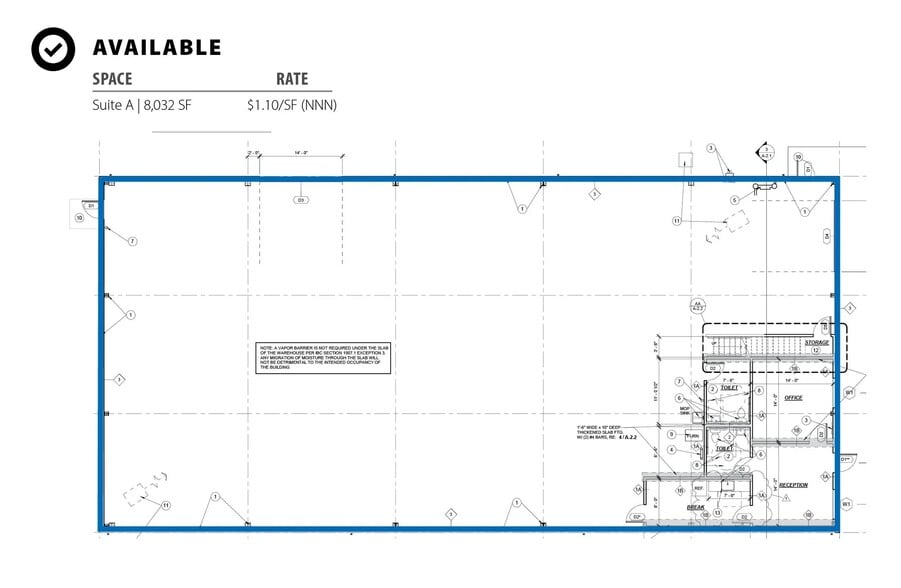 3654 Comstock Ave, Nampa, ID for lease - Floor Plan - Image 2 of 2