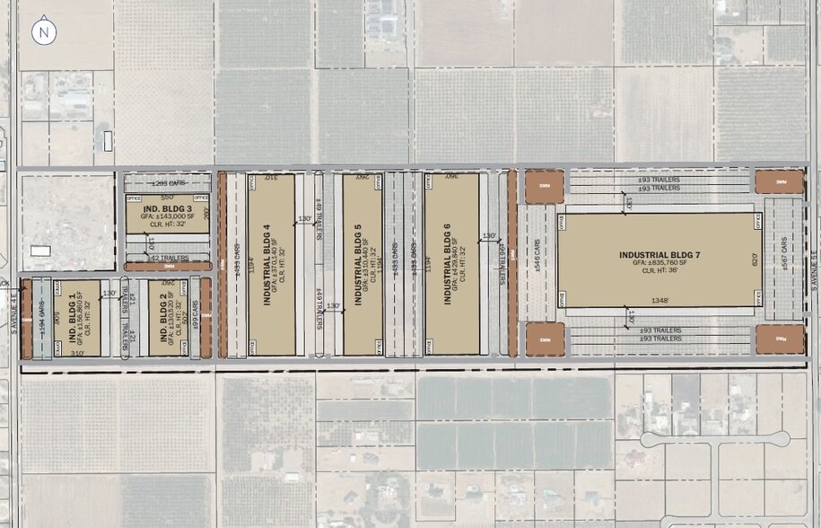 S SWC Avenue 5E & 40th St, Yuma, AZ for sale - Site Plan - Image 2 of 3
